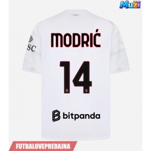 Lacne Muži Futbalové dres AC Milan Luka Modric #14 2026-27 Krátky Rukáv - Preč